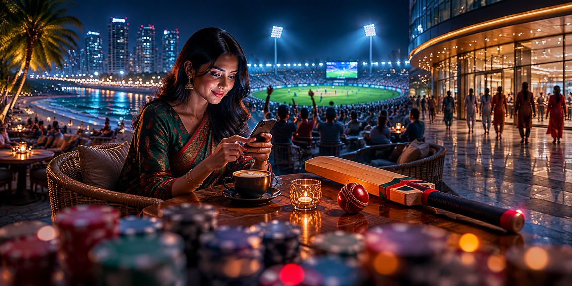 ঢাকা থেকে আসা একজন ব্যবহারকারী সমুদ্র সৈকতে ক্রিকেট বেটিং করছেন