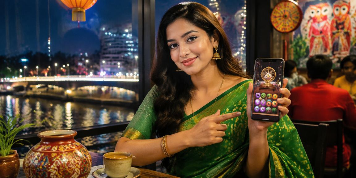 ঢাকায় লটারি গেমে ভাউচার কোড ব্যবহার করছেন একজন ব্যবহারকারী